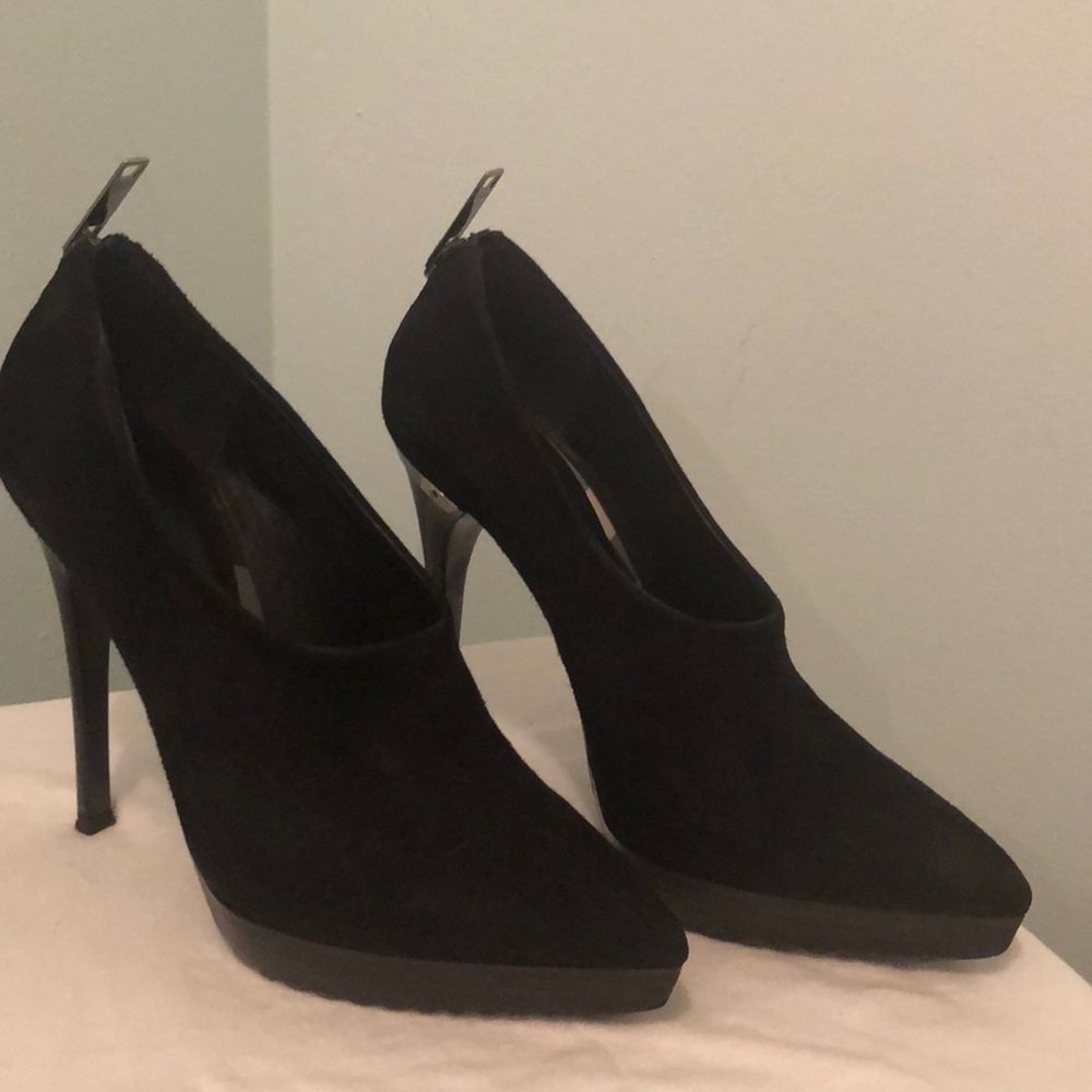 Burberry Suede Bootie Pump — Mega Style..